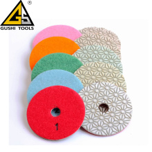 Dry Resin 5-Step Polishing Pads for Granite